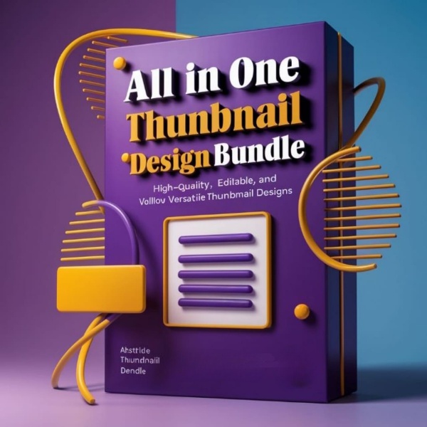 All-in-One Thumbnail Design Bundle – Boost Clicks Instantly!